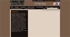 Desktop Screenshot of cowboyshop.com